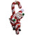 EC 6.75" CANDY CANE SANTA ORNAMENT