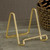 4" Gold Square Wire Stand by Tripar