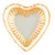 Gold Edge Heart Tidbit Tray (Sold Separately)