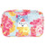 Blue Rose Floral Quilted Cosmetic Bag