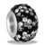 Black Multi Crystal Bead by Davinci