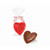 2.25 oz Large Solid Milk Chocolate Heart with Bow