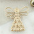 Gold and Crytsal Angel Pin/Pendant