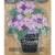 Hydrangea Garden Burlap Door Hanger
