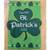 Happy St. Patrick's Day Applique Garden Flag