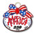 America Bow 250th Large Door Hanger