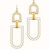 Ritz White Earrings