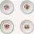 Garden Party Melamine Assorted Dessert Plates Set of 4