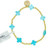 Simply Southern Faith Bracelet- Teal Crosses