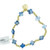 Simply Southern Faith Bracelet- Blue Crosses