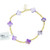 Simply Southern Faith Bracelet- Purple Crosses