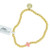 Simply Southern Faith Bracelet- Single Coral Cross