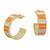 Rody Orange/White Earrings