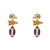 Tag Orange Earrings