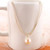 18” Tennessee Gold & Pearl Logo 3-Strand Necklace