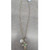 Wired Cross Necklace With Jewels