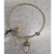 Gold Bangle Oct Bracelet