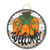 DK Designs Tan Pumpkin Circle Door Hanger