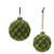Green Ornament  3"D or 4"D Glass