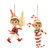 Elf Ornament (2 Asst) 4”H Resin