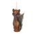 Fox Ornament 5" Glass