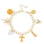 Tennessee Vols Enamel Icons Charm Bracelet in Shiny Gold