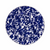 Cobalt Swirl Sandwich Plate