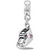 Baby Girl Shoe Silver Davinci Bead