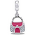 Pink Purse Dangle Davinci Bead