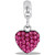 October Heart Dangle Davinci Bead