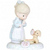 Precious Moments Age 12 Girl with Puppy Figurine