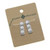 3 Stone Ivory on Silver Slide