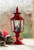 Lantern 17" Metal - Red