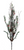 Mini Leaf Berry Cone Branch