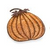 Metal Pumpkin Tray w/3 round feet 13"