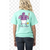 Save the Turtle Southball Short Sleeve Tee -Aqua- Size Extra Large - By Simpy Southern