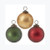 3" Textured Ball Ornament