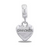 Dangle Heart Grandkids Davinci Bead