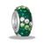 Green Multi Slim Crystal Davinci Bead
