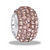 Apricot crystal Davinci Bead