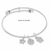 DaVinci Inspirations Medium Crystal end bangle