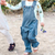 Ruffle Overall Denim 12-18 months