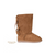 Tan Suede Bow Boots