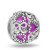 Red Heart Cut-out Davinci Bead