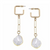 Camille Drop Earrings in Ivory Pearl