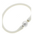 White Pearl Silicone Bracelet 3.5" Diameter