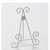 11in Antique White Stand
