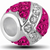 Pink and Clear Crystal Davinci Bead