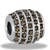 Gold Qaurtz Decorative Davinci Bead