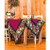 Christmas Cottage Navy 54" x 54" By April Cornell